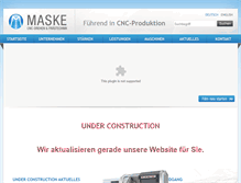 Tablet Screenshot of cnc-maske.de